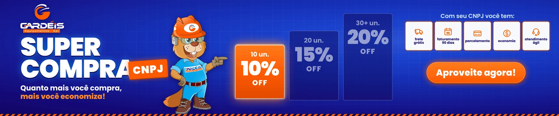 até 30% de desconto!