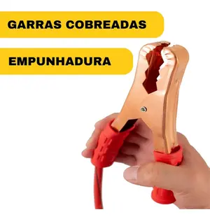 Cabo para Bateria 200A 2,4 M com Estojo EDA