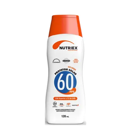 Protetor Solar UV FPS 60 NUTRIEX 120g