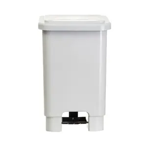 Lixeira 50L Branca Com Pedal LAR PLÁSTICOS