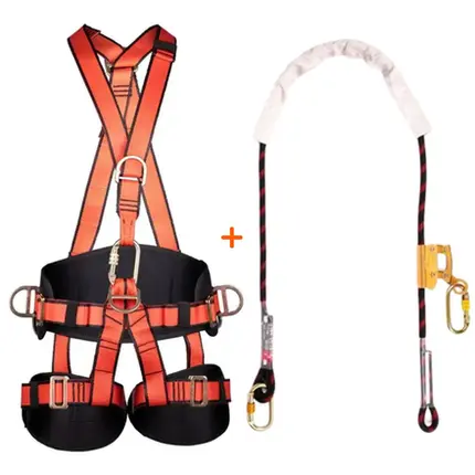 KIT CINTO 5 PONTOS + TALABARTE POSICIONAMENTO STEELFLEX