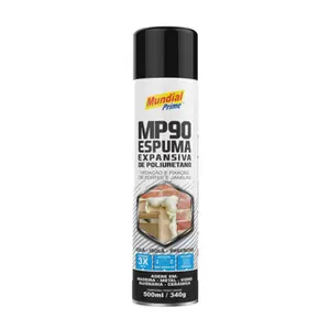 Espuma de Poliuretano 500ML 340G MUNDIAL PRIME
