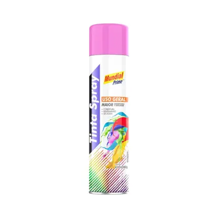 Tinta Spray 400ML Rosa UG MUNDIAL PRIME