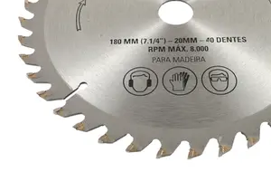 Serra Circular 7.1/4" X 40 Dentes EDA