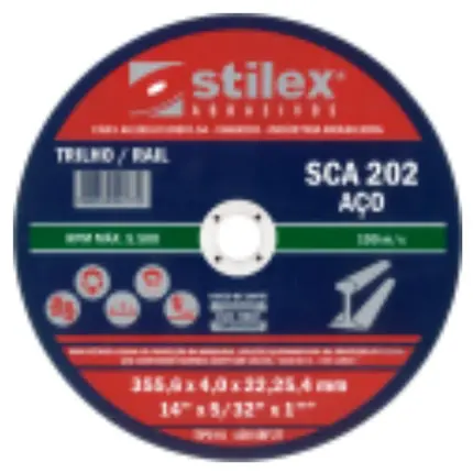 Disco Corte 10X1/8X5/8 SCA 202 STILEX
