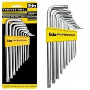 Jogo Chave Torx "L"  T-9 A T-50 10peças 8QH EDA