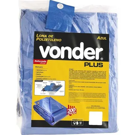 Lona Flex Agricola Azul 3X4M 200MIC VONDER
