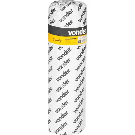 Lona Plástica Preta  6 X 1 m VONDER