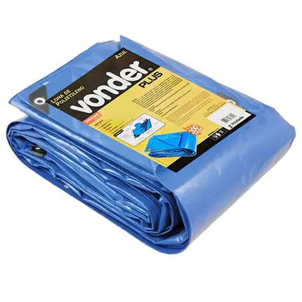 Lona Reforçada De Polietileno Azul 10X4M VONDER