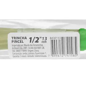 Trincha Pincel 1/2" Pintura Multiuso, Cerdas Sintéticas 8430155 MTX
