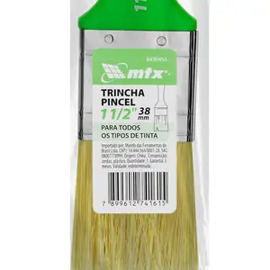 Trincha Pincel 1.1/2" Pintura Multiuso, Cerdas Sintéticas 8430455 MTX