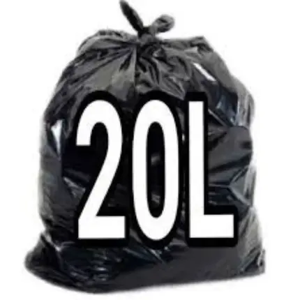 Saco Para Lixo 20LT Preto Pacote com 100UN. GARDÉIS