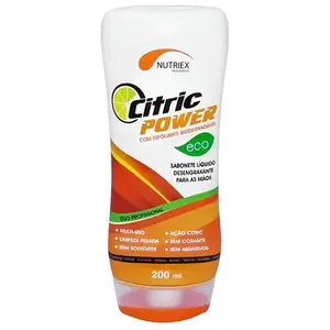 Sabonete Líquido Desengraxante Citric Esfoliante 200ML NUTRIEX