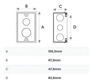 Caixa de Luz 4X2 FORTLEV