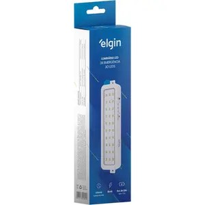 Luminária Emergência 30 Leds ELGIN 463906