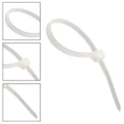 Abraçadeira Nylon 400X4;8 Branca VONDER