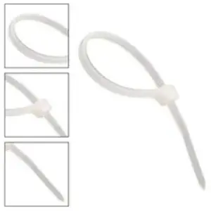 Abraçadeira Nylon 400X4;8 Branca VONDER