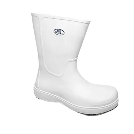 Bota Soft Acqua Foot BB87 Antiderrapante Branca SOFT WORKS  CA. 42632