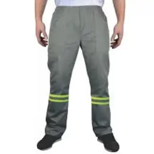 Calça de Brim Pesado Cinza com Faixa GARDÉIS  CL CZ