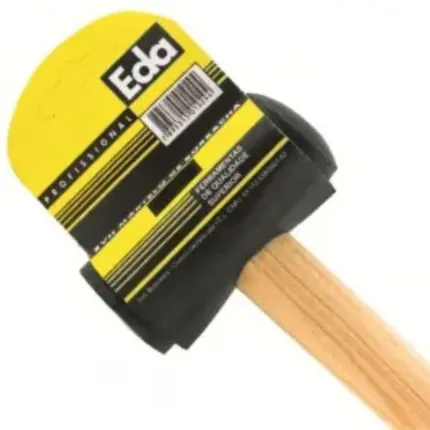 Martelo de Borracha Profissional Preto 40MM EDA