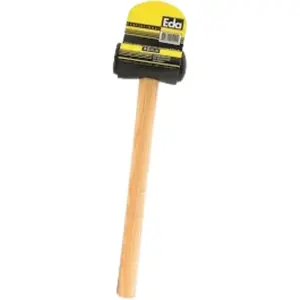 Martelo de Borracha Profissional Preto 40MM EDA