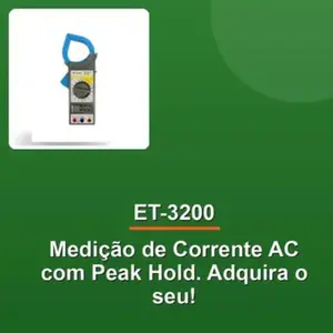 Alicate Amperímetro 1000a Ac ET-3200 MINIPA