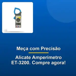 Alicate Amperímetro 1000a Ac ET-3200 MINIPA