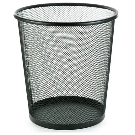 Cesto Metal Aramado Redondo Preto 13LT GARDÉIS