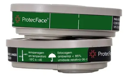 Filtro (par) Cartucho 7004 (k1) Amônia Metilamina PROTECFACE C.A 48816