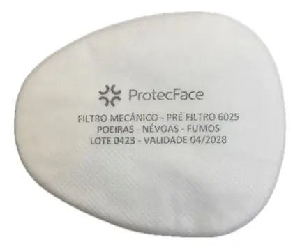 Pré Filtro PO/NEVOAS/FUMOS P2 6025 PROTECFACE C.A 48816