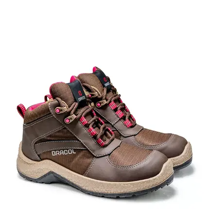Bota Jade Marrom Amarrar BRACOL 4038BHFM4700LL C.A 42307