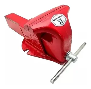 Morsa Torno de Bancada Fixa N° 4 NT-4 Ferro Fundido METALCAVA