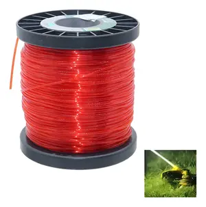 Fio Nylon 3mm Vermelho Roçadeira Cortar Grama EKILON