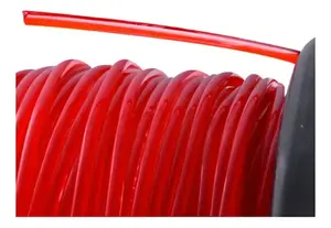 Fio Nylon 3mm Vermelho Roçadeira Cortar Grama EKILON